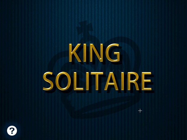 [King Solitair title screen]